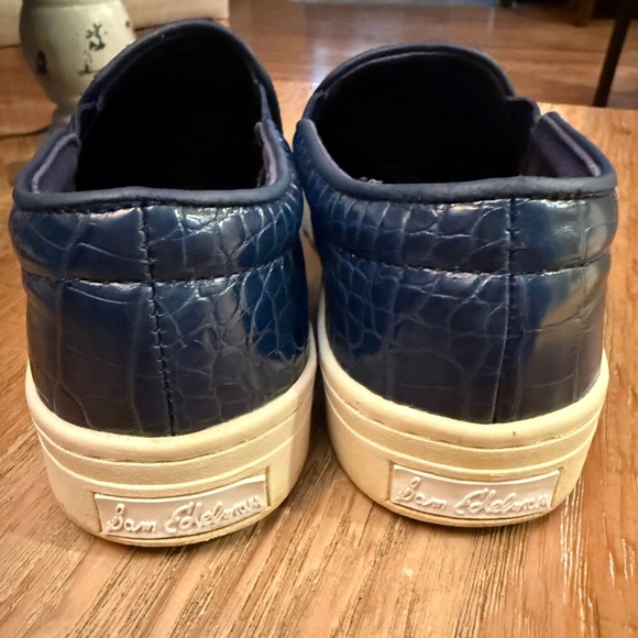 Sam Edelman Blue Loafers Slip-Ons - Picture 4 of 6